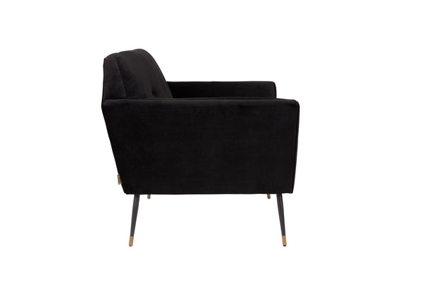 Loungestoel Kate Zwart