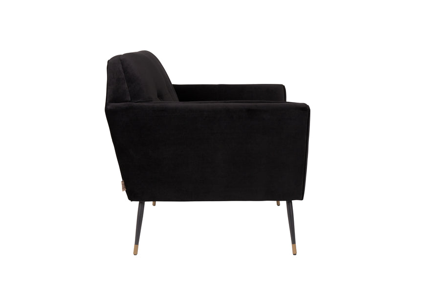 Loungestoel Kate Zwart