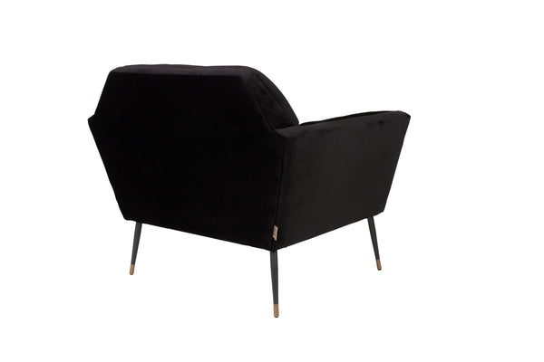 Loungestoel Kate Zwart