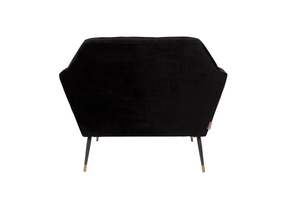 Loungestoel Kate Zwart