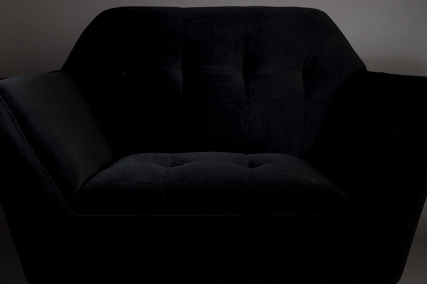 Loungestoel Kate Zwart
