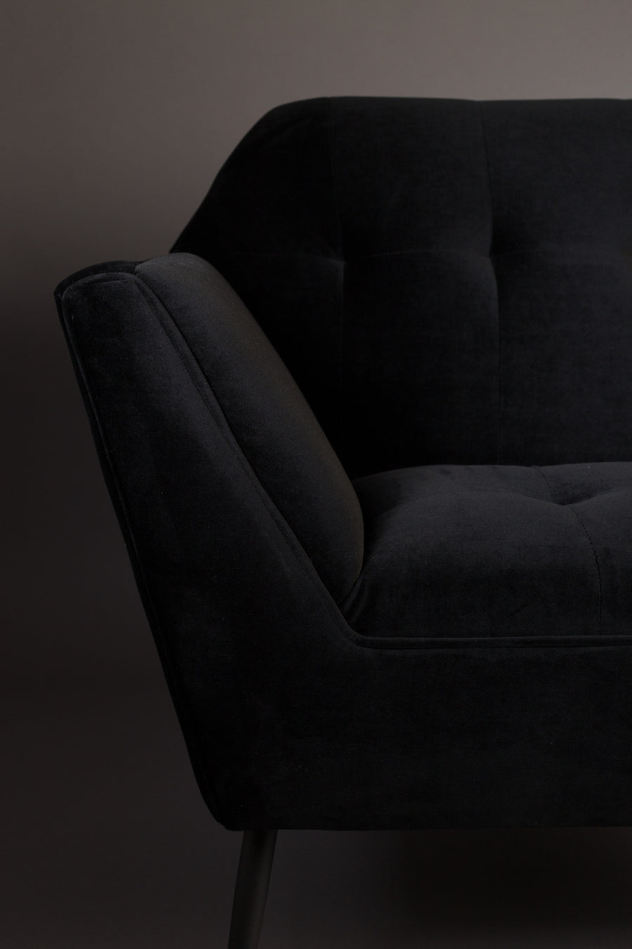 Loungestoel Kate Zwart