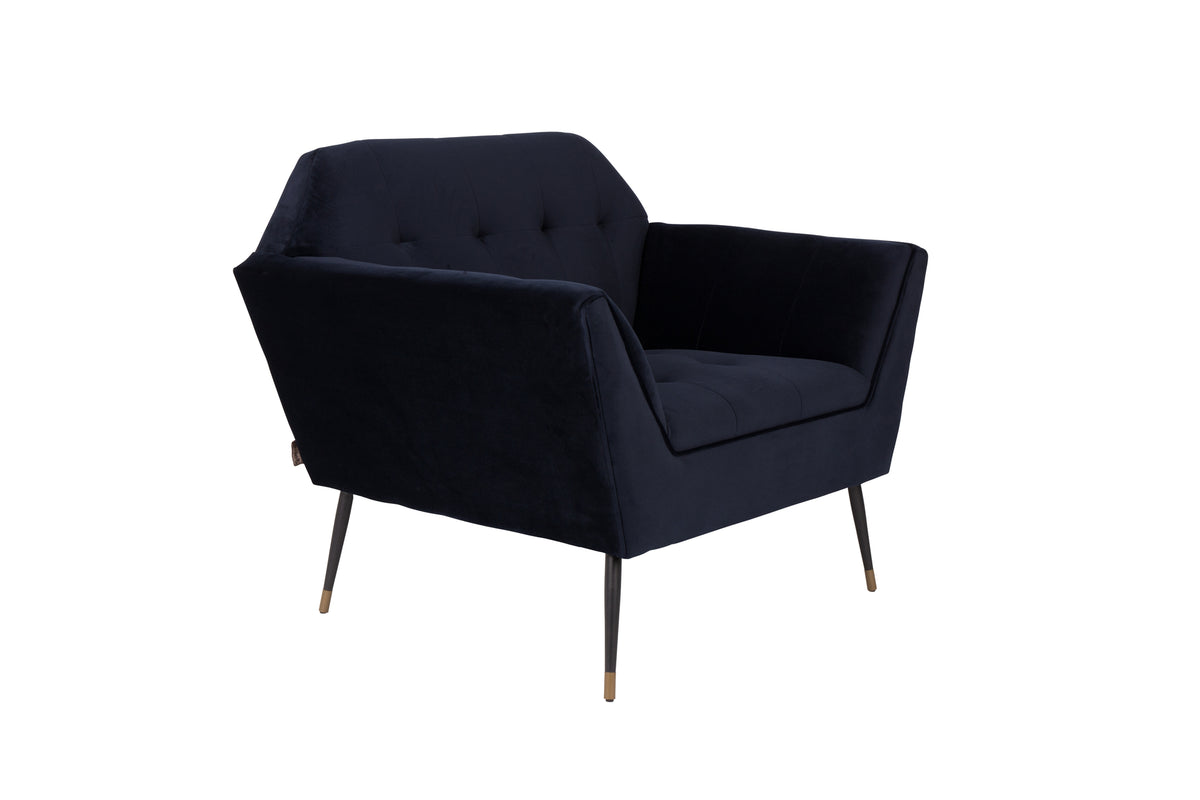 Loungestoel Kate Deep Blauw