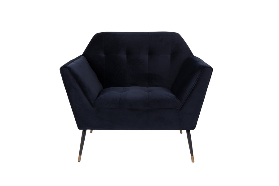 Loungestoel Kate Deep Blauw
