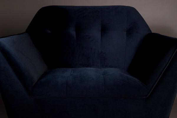 Loungestoel Kate Deep Blauw