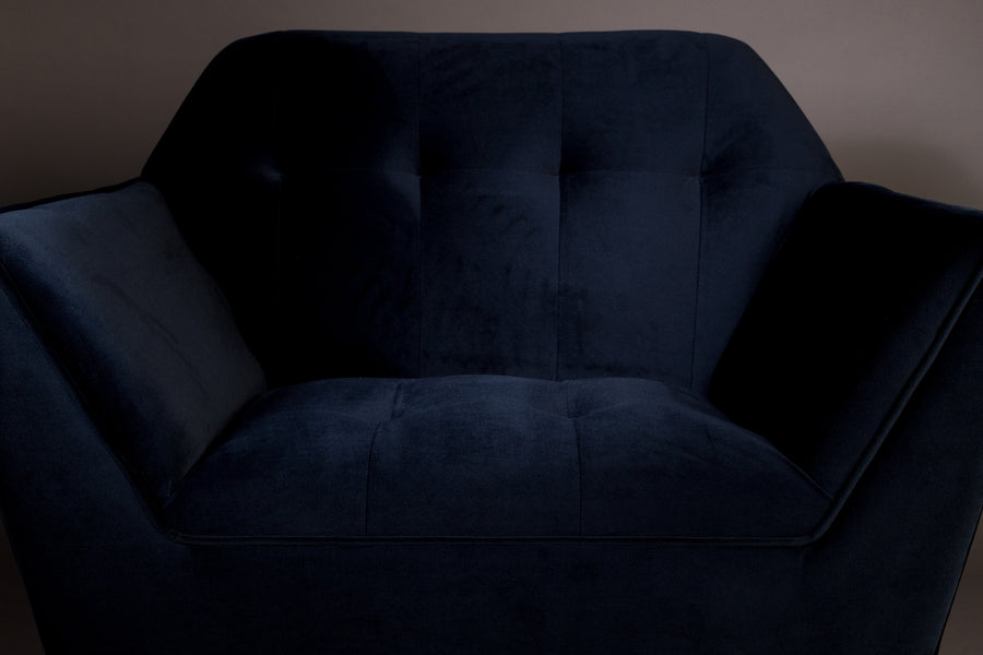 Loungestoel Kate Deep Blauw
