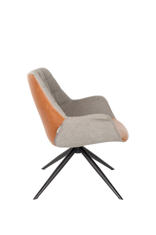 Loungestoel Doulton Vintage Bruin
