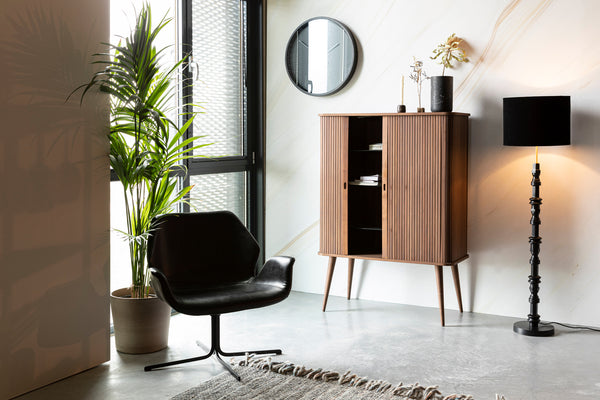Loungestoel Nikki Alles Zwart
