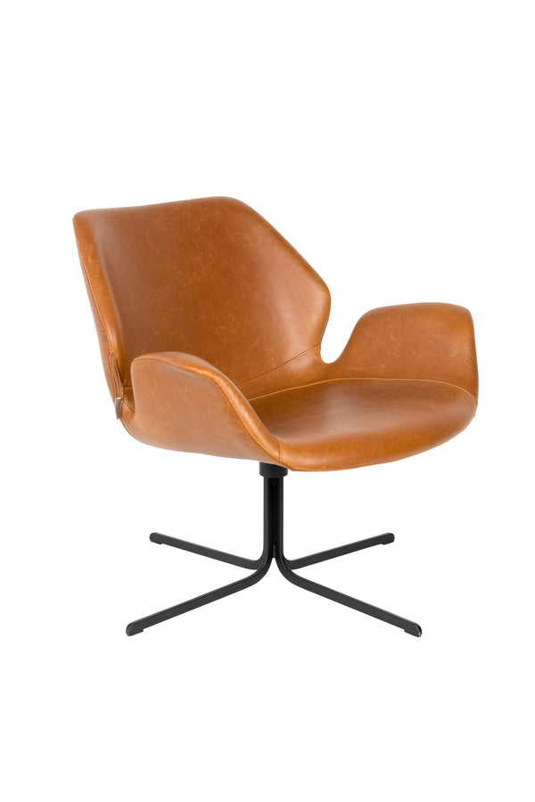 Loungestoel Nikki Alles Bruin