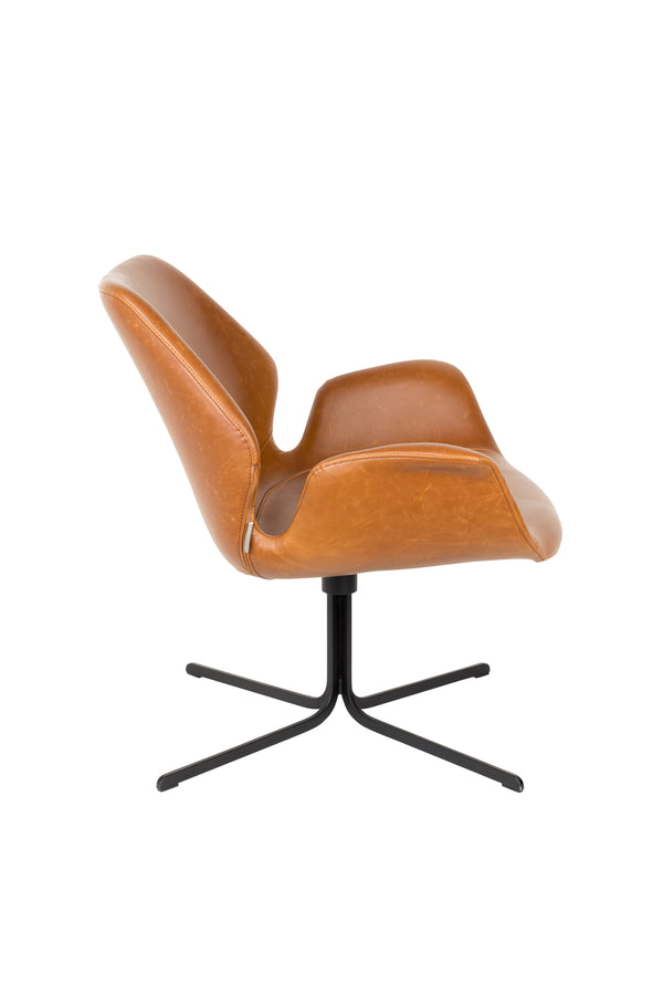 Loungestoel Nikki Alles Bruin
