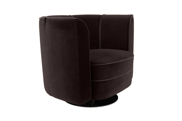 Loungestoel Flower Zwart