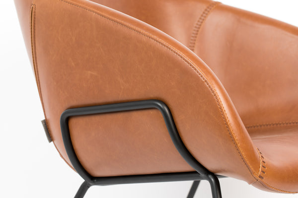 Loungestoel Feston Bruin