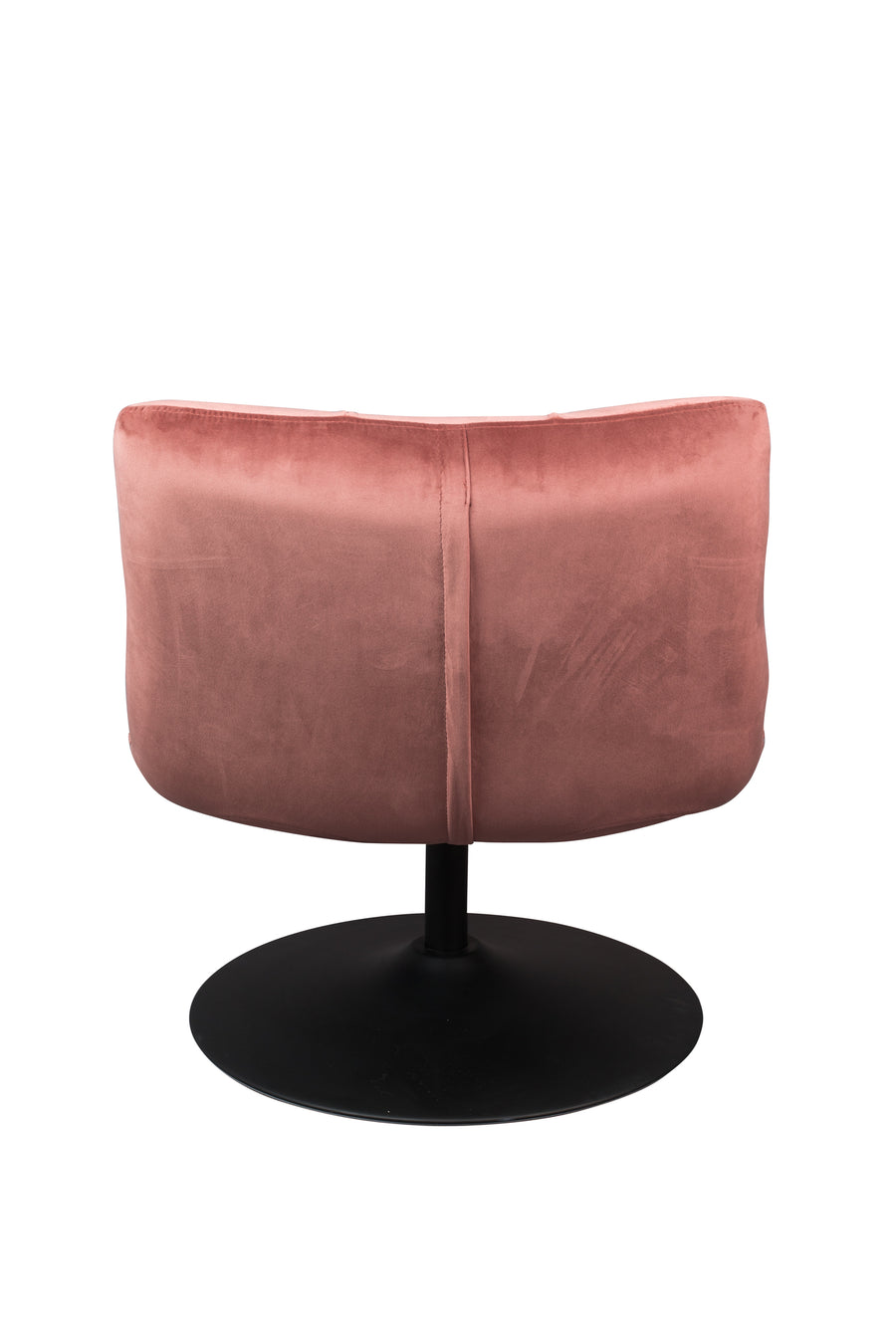Bar fauteuil velours roze