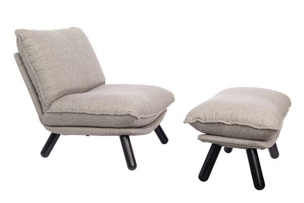 Loungestoel Lazy Sack Licht Grijs