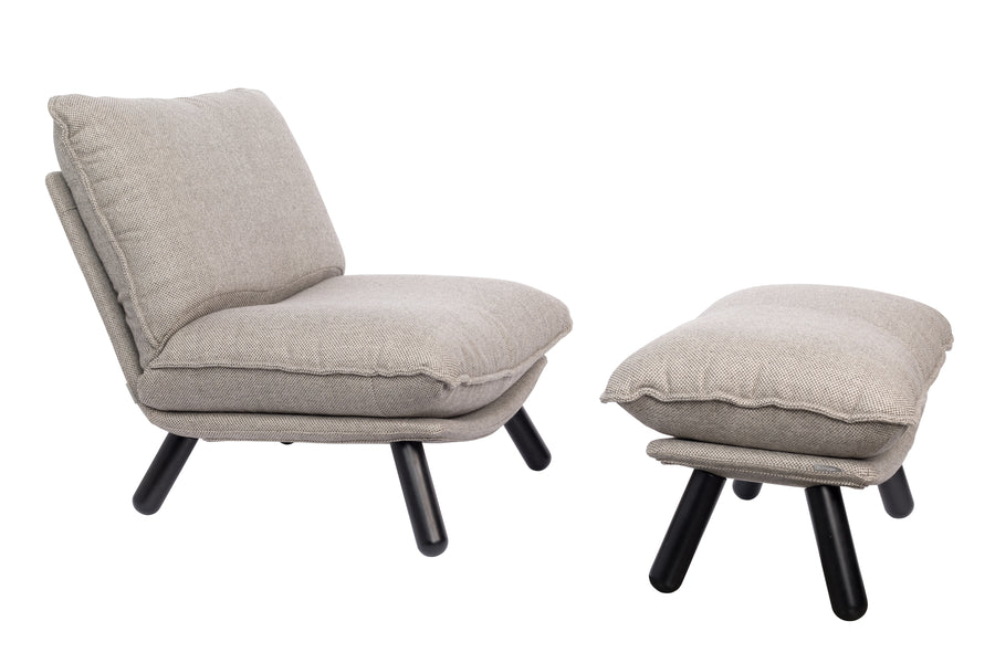 Loungestoel Lazy Sack Licht Grijs