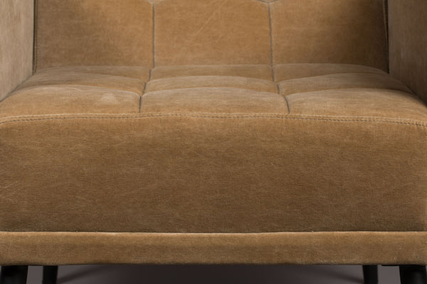 Loungestoel Sir William Vintage Camel