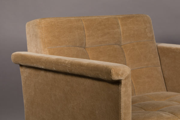 Loungestoel Sir William Vintage Camel
