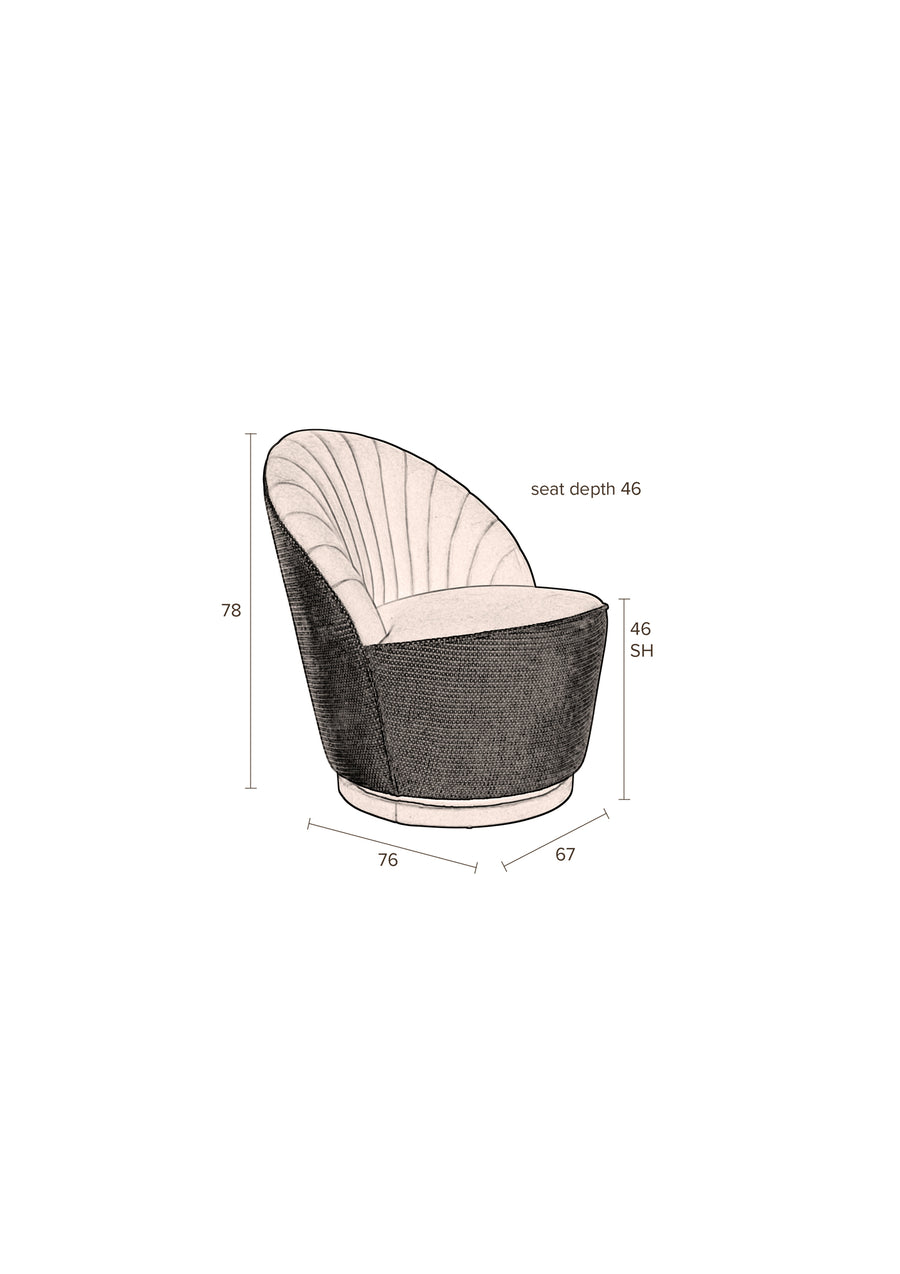 Loungestoel Madison Olive