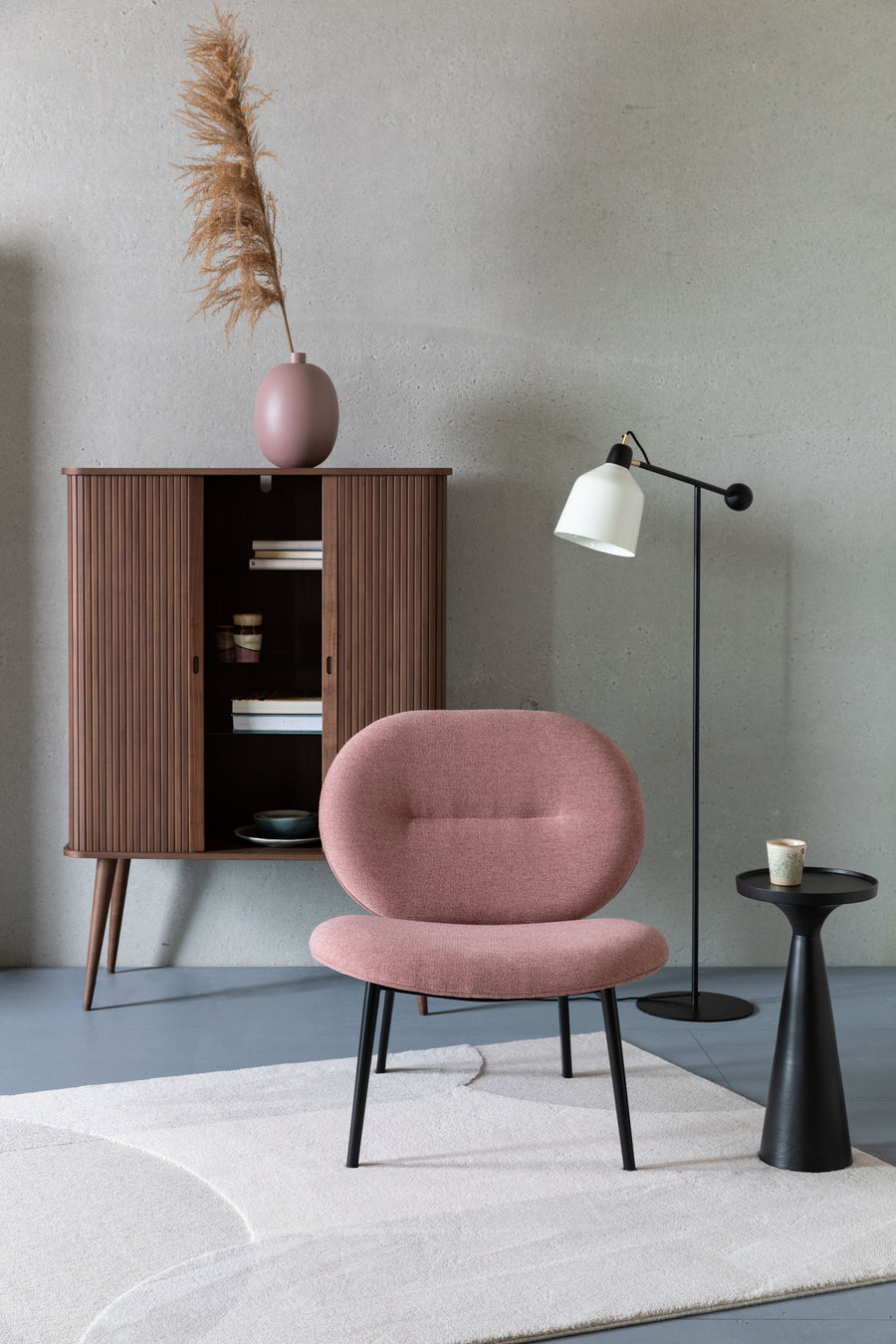 Loungestoel Spike Roze