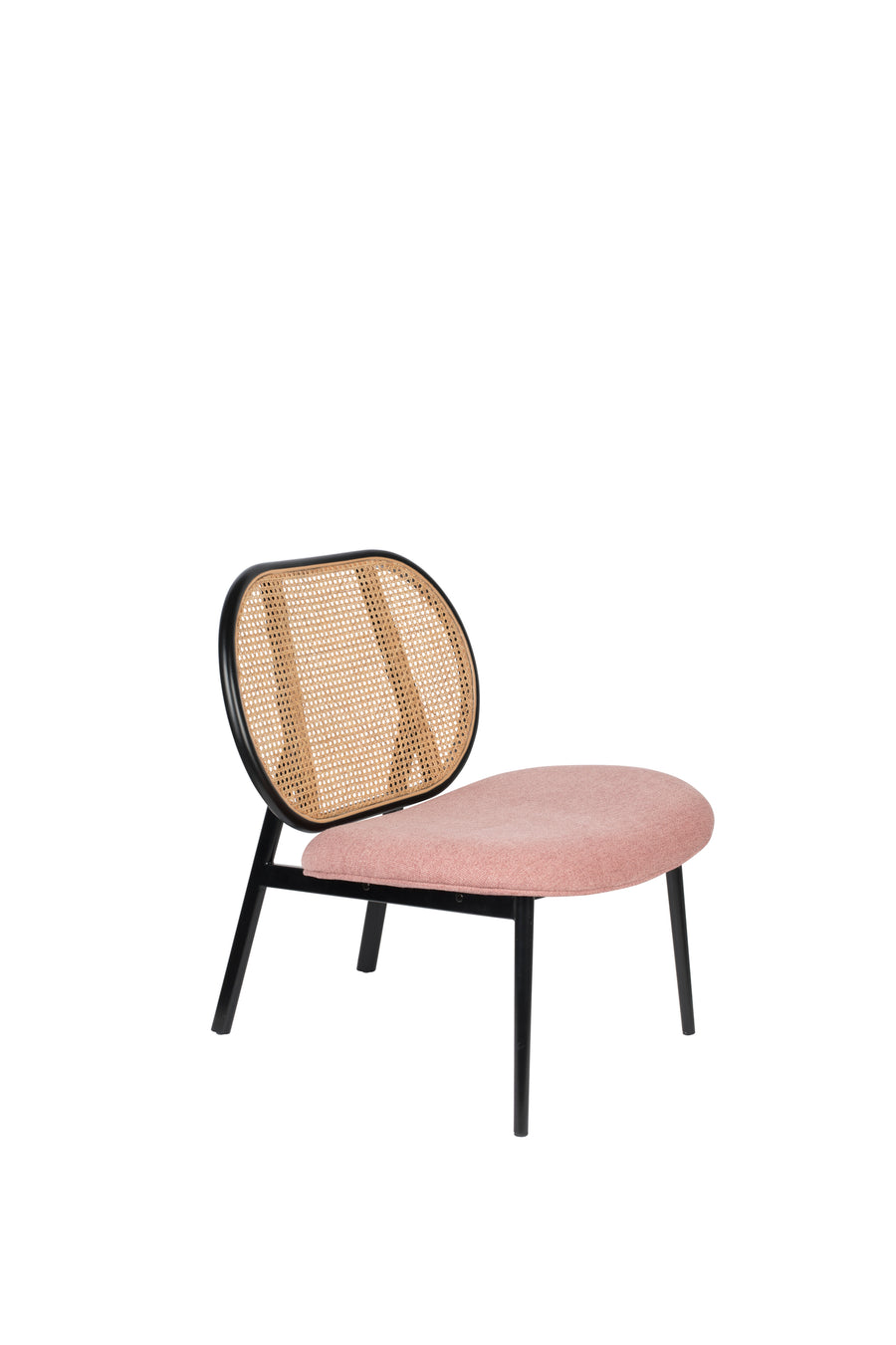 Loungestoel Spike Naturel/Roze