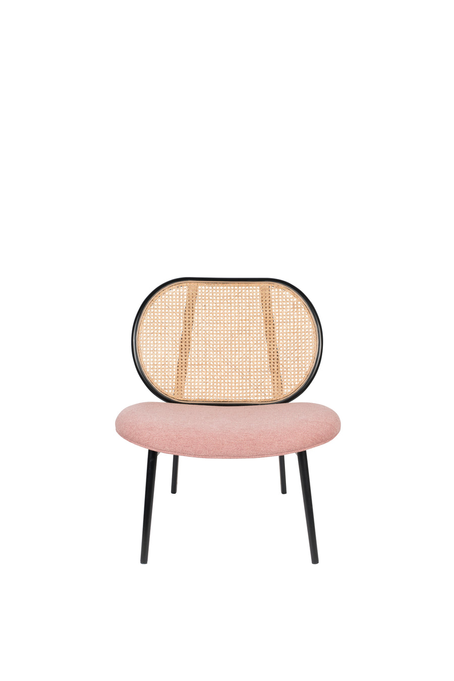 Loungestoel Spike Naturel/Roze