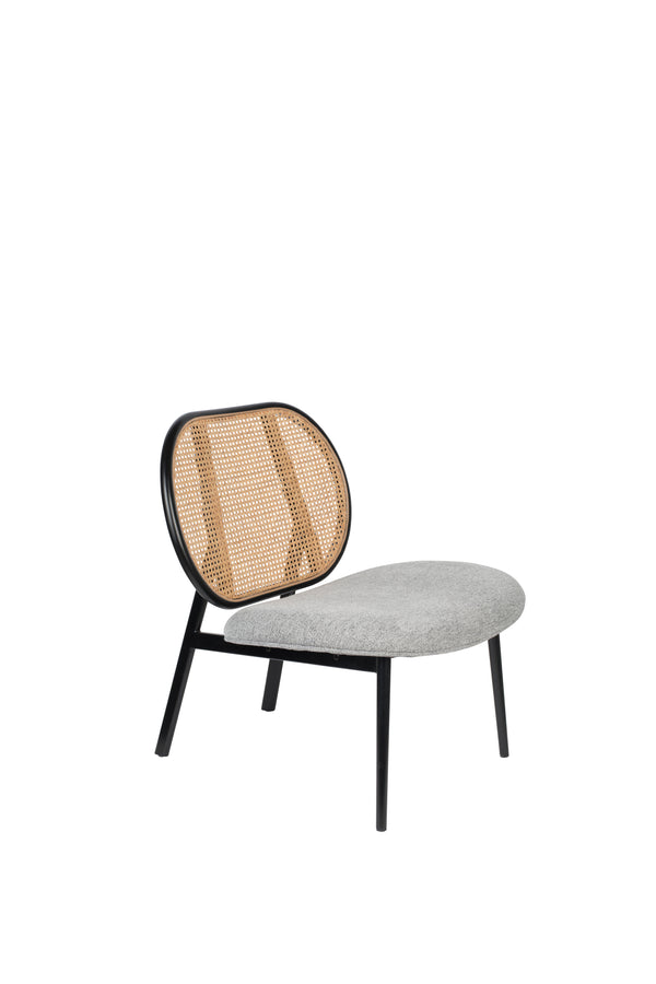 Loungestoel Spike Naturel/Grijs