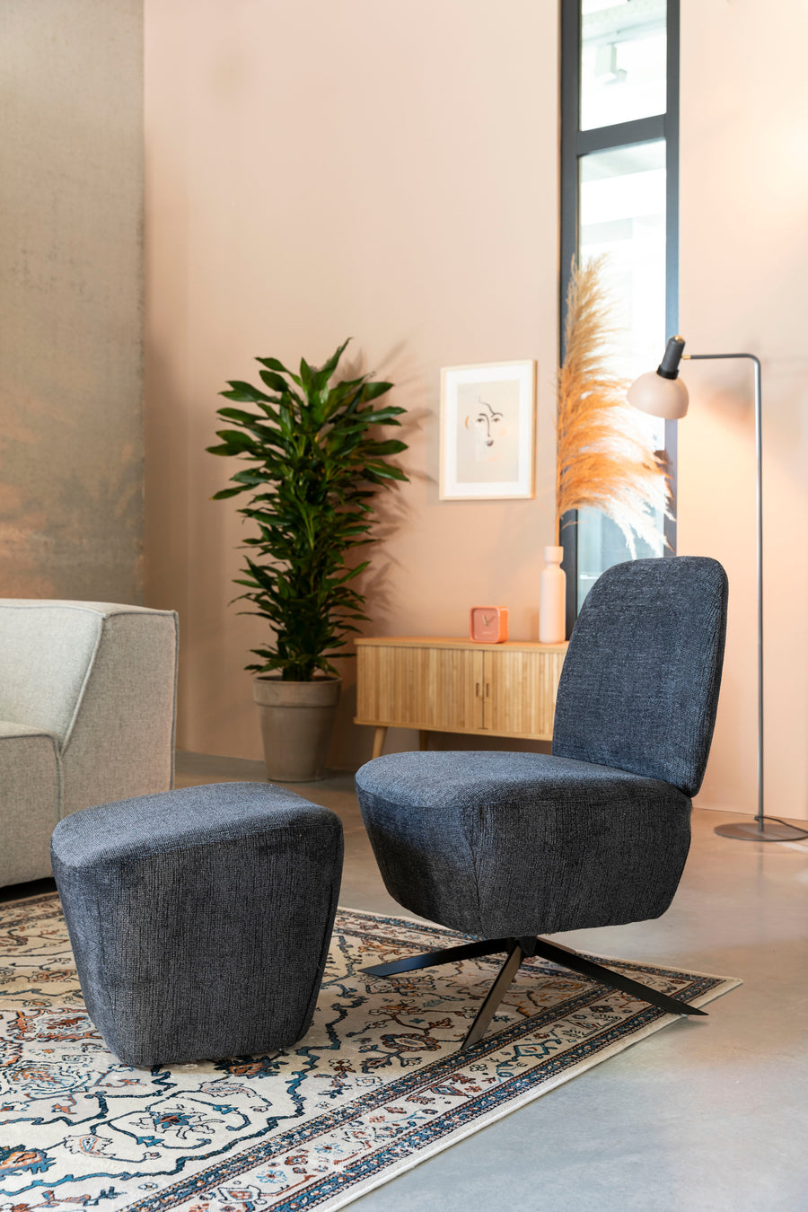 Loungestoel Dusk Donker Grijs Fr