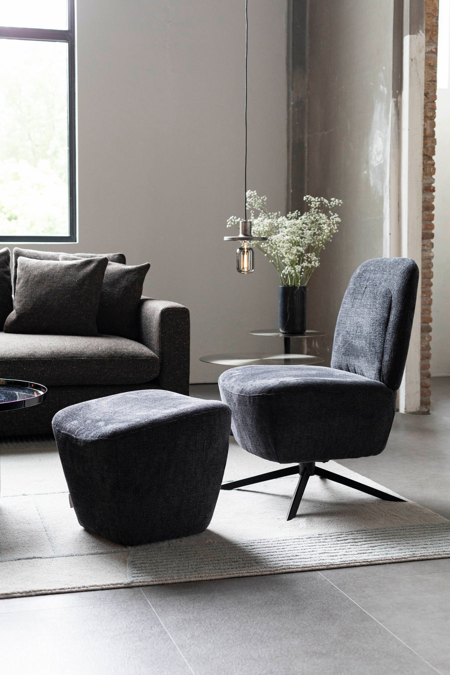 Loungestoel Dusk Donker Grijs Fr