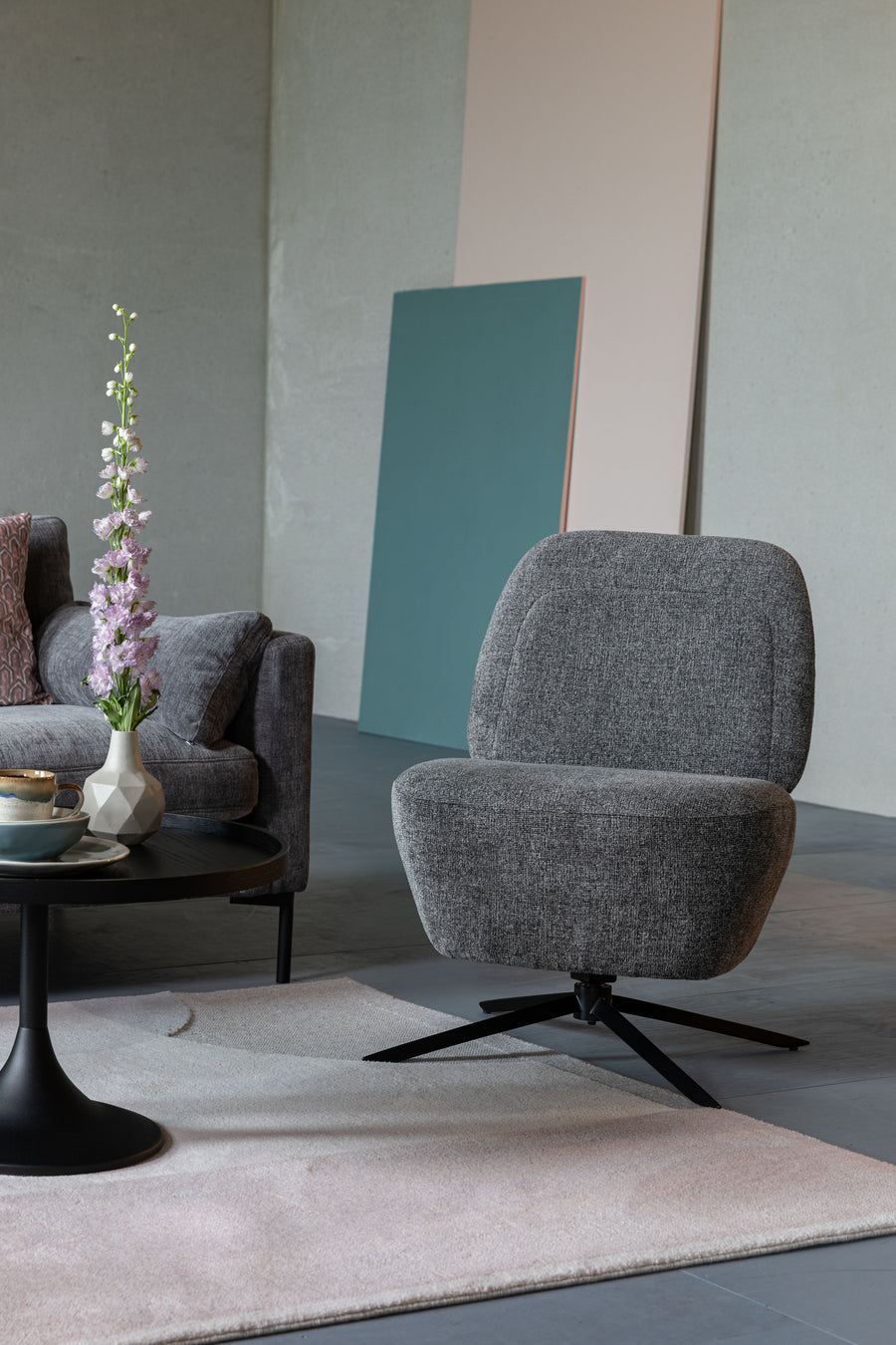 Loungestoel Dusk Licht Grijs Fr