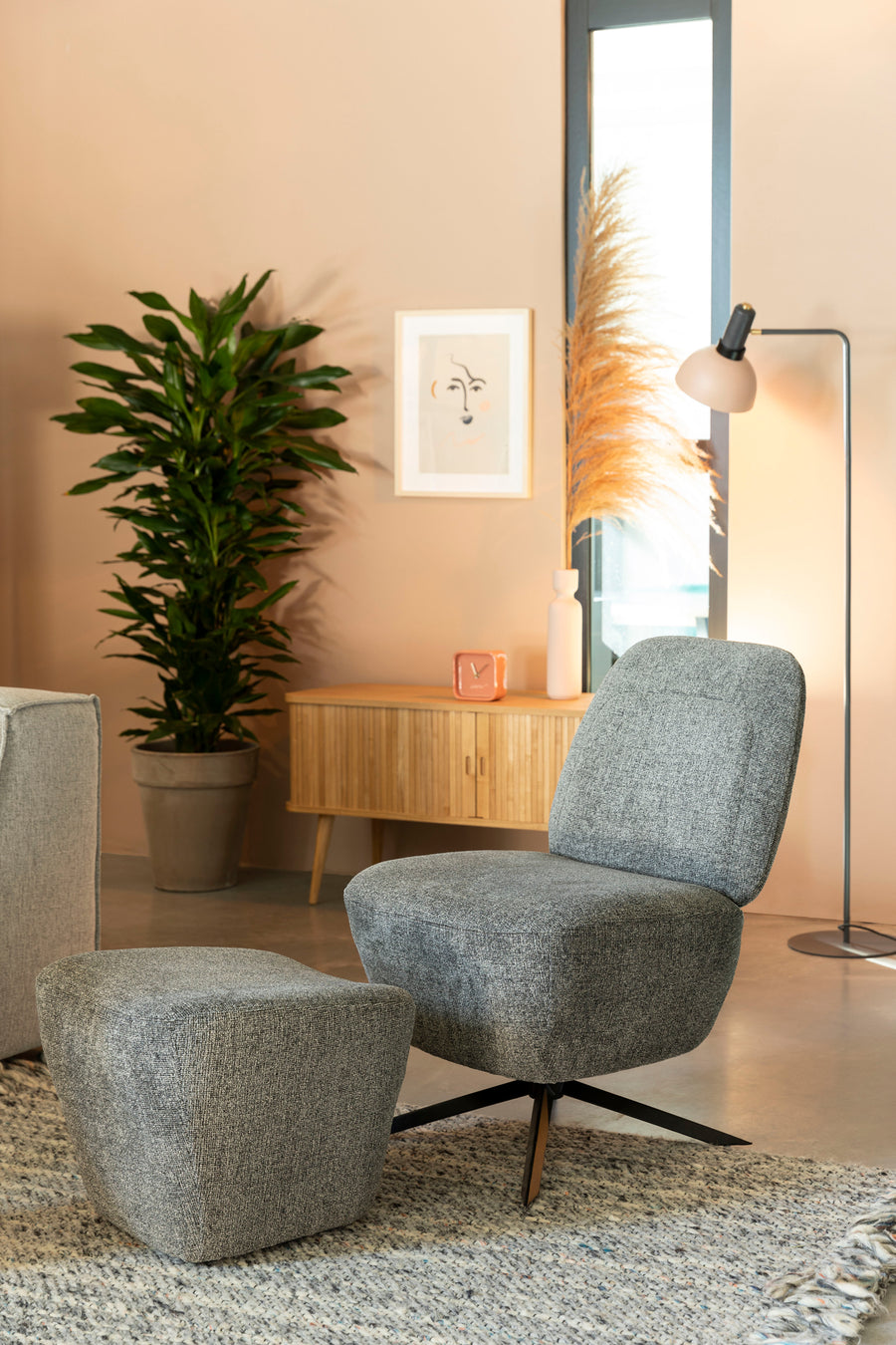 Loungestoel Dusk Licht Grijs Fr