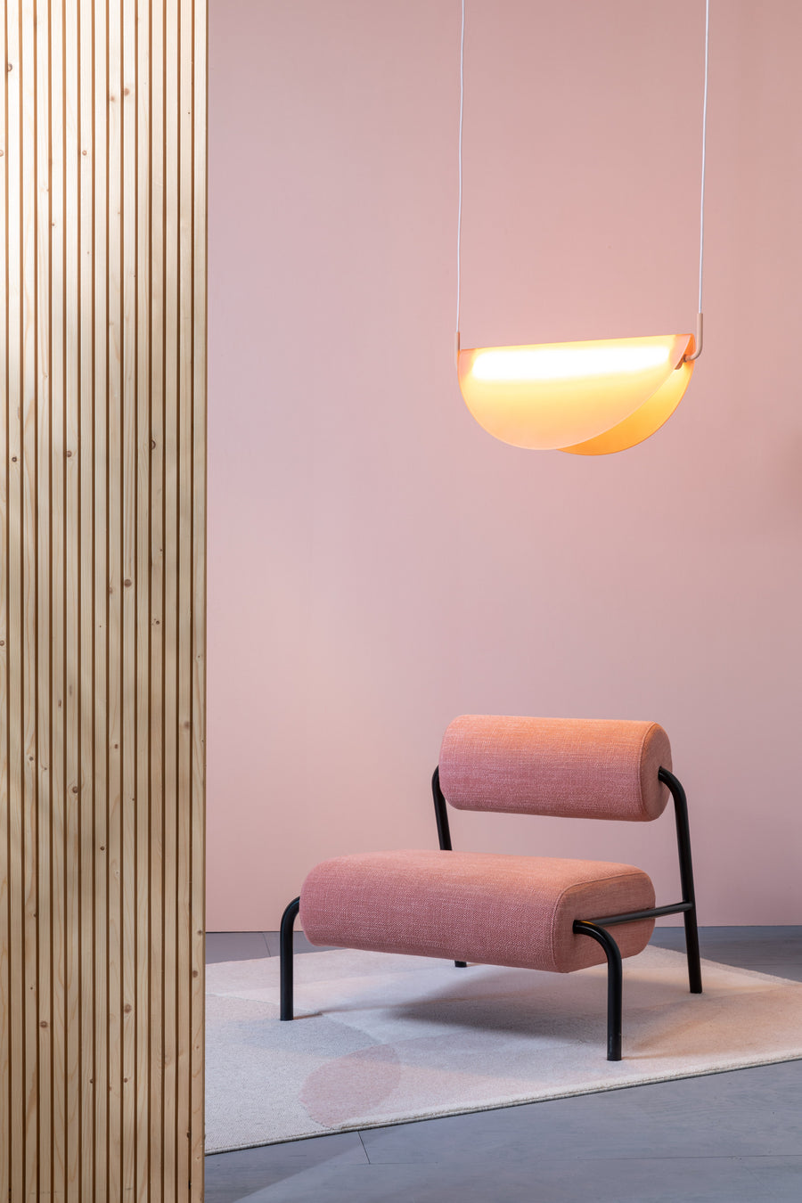 Loungestoel Lekima Roze
