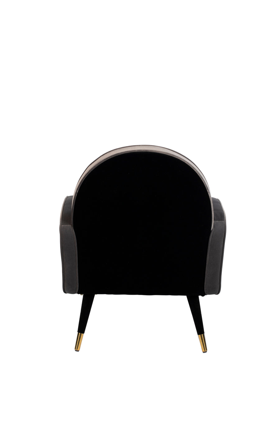 Loungestoel Sam Zwart/Grijs Fr