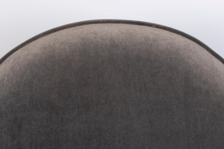 Loungestoel Sam Zwart/Grijs Fr
