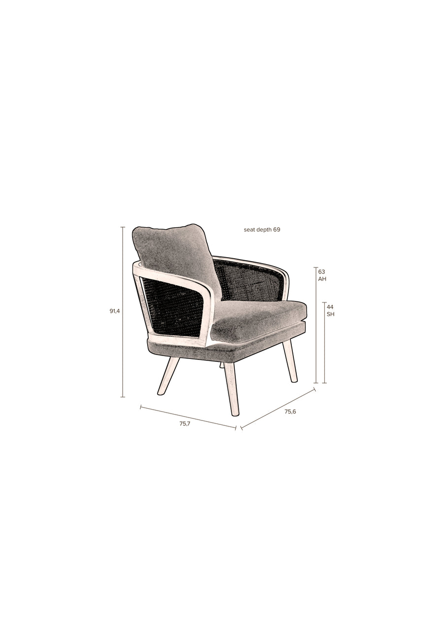 Loungestoel Manou