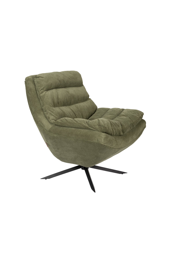 Vince loungestoel groen