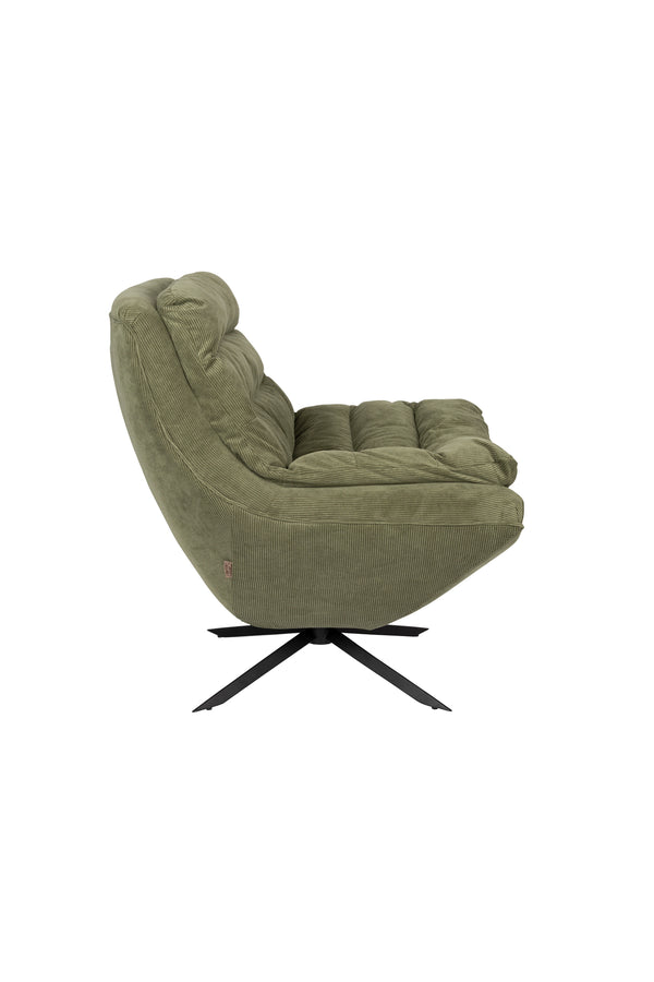 Vince loungestoel groen