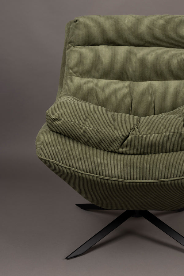 Vince loungestoel groen