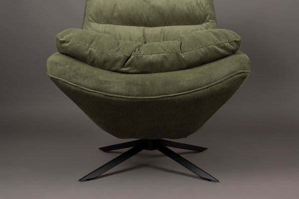 Vince loungestoel groen