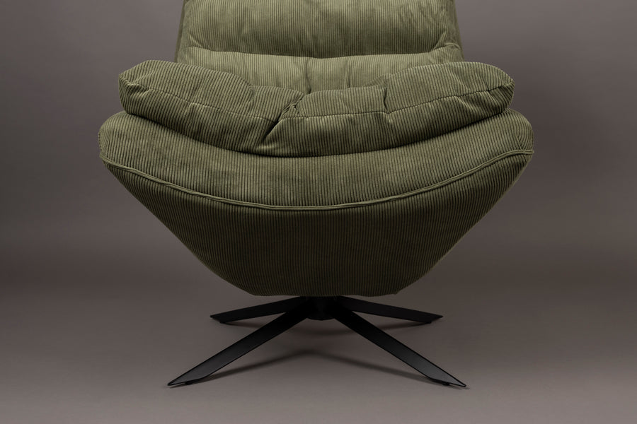 Vince loungestoel groen