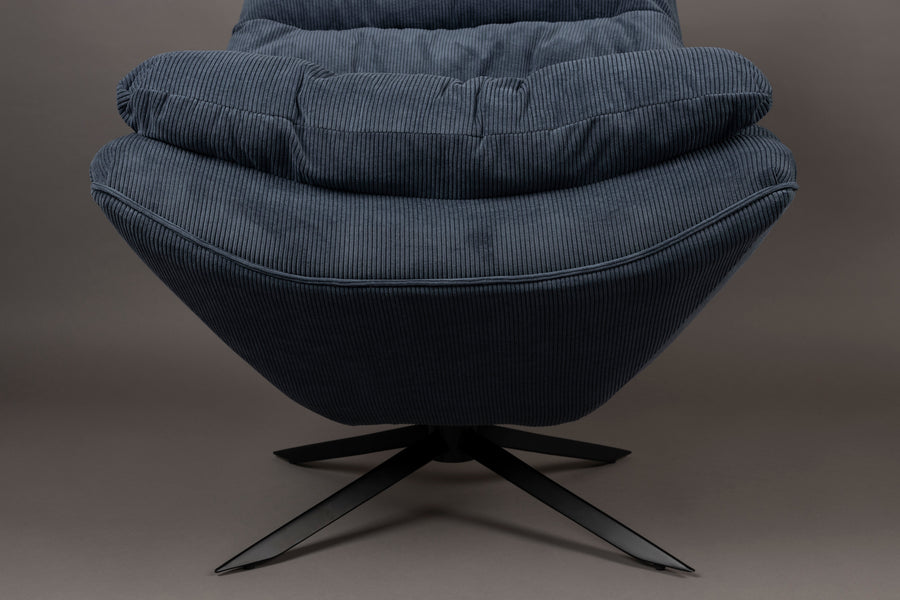 Loungestoel Vince Blauw Fr