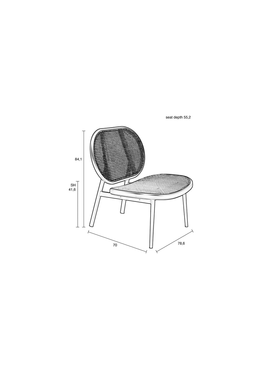 Spike fauteuil naturel