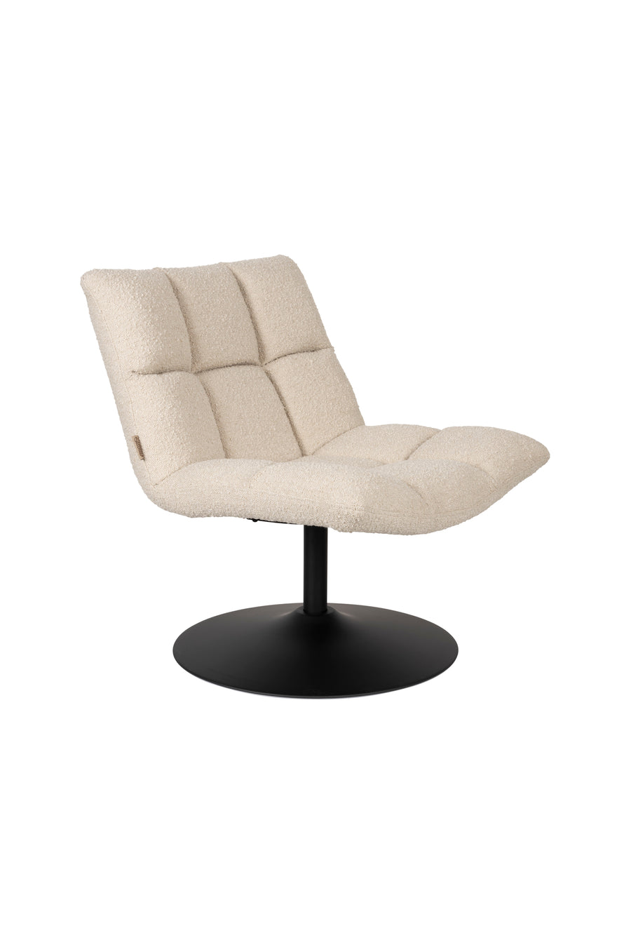 Bar fauteuil bouclé beige
