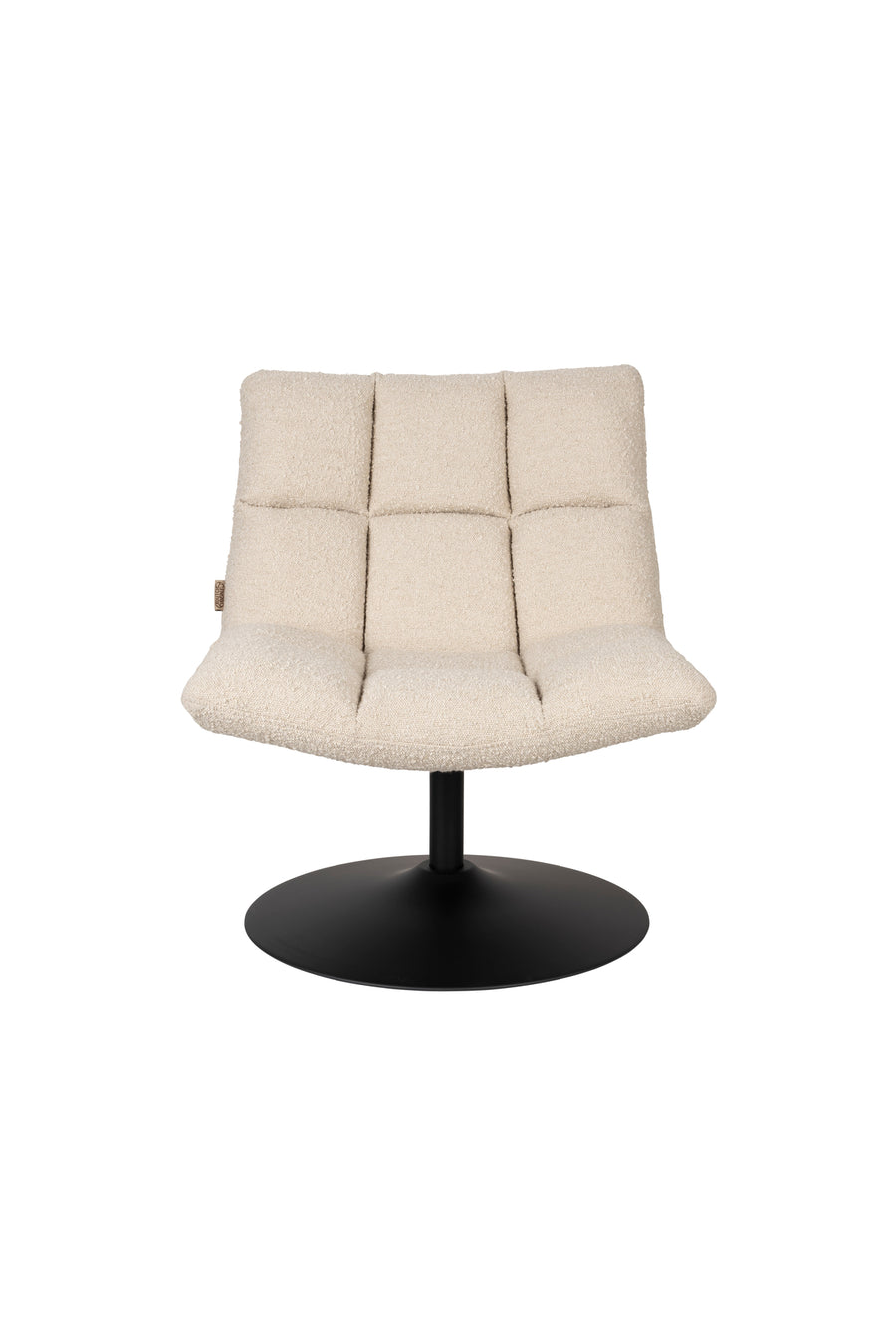 Bar fauteuil bouclé beige