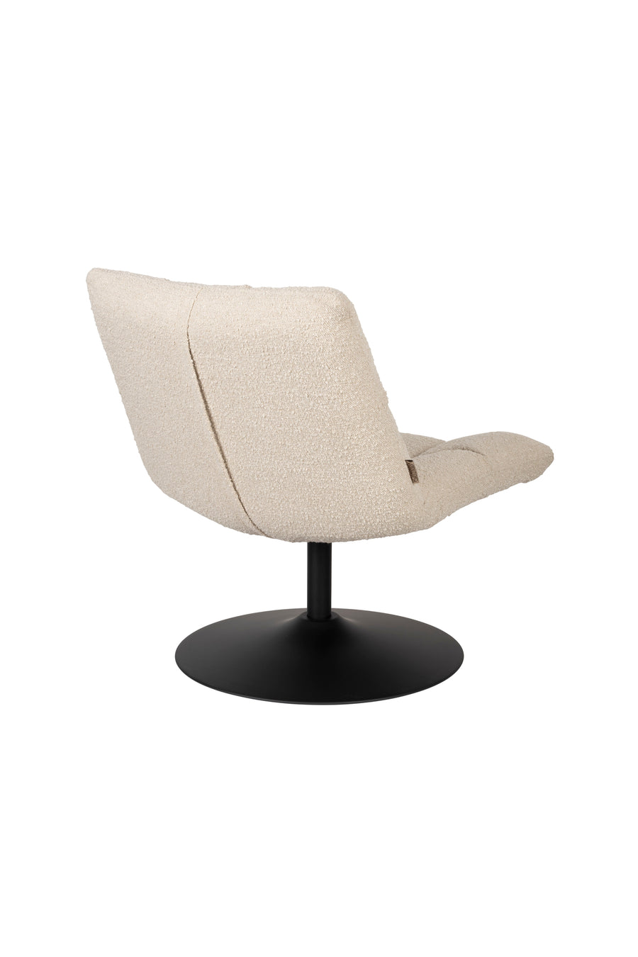 Bar fauteuil bouclé beige