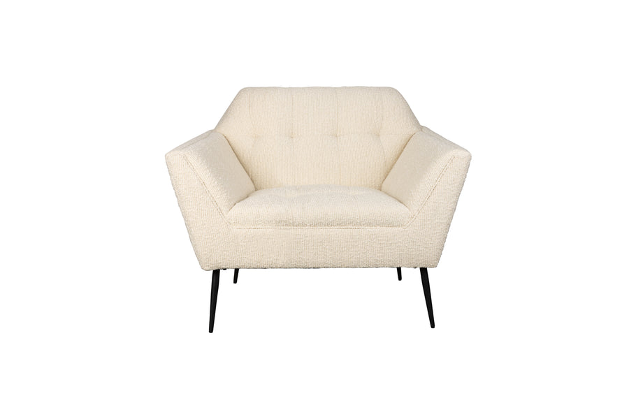 Loungestoel Kate Bouclé Beige