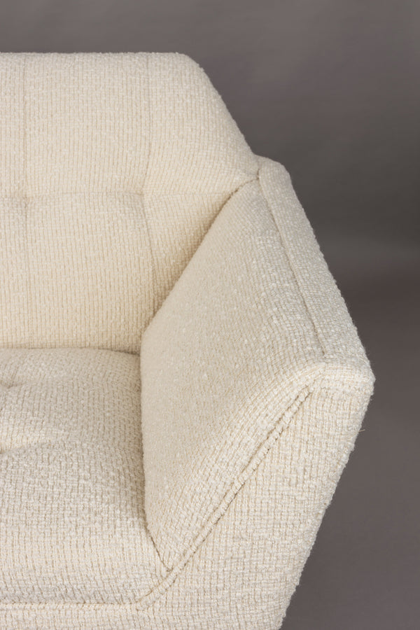 Loungestoel Kate Bouclé Beige
