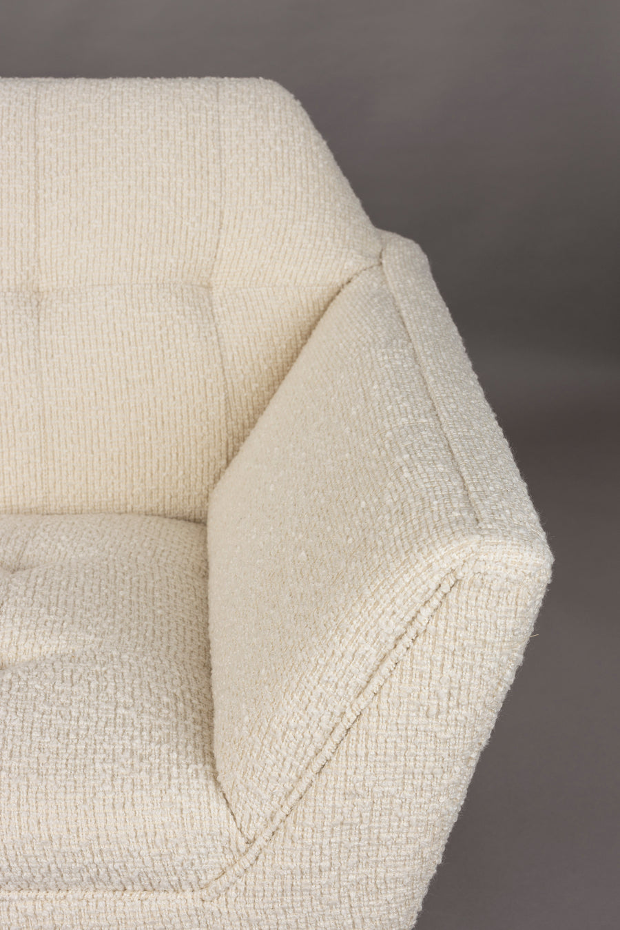 Loungestoel Kate Bouclé Beige