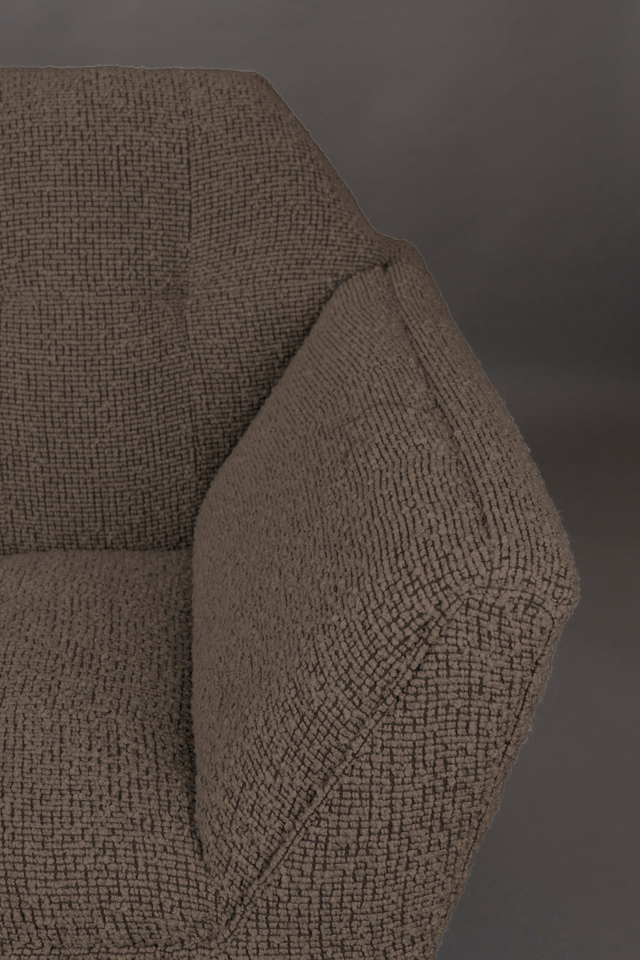 Loungestoel Kate Bouclé Camel