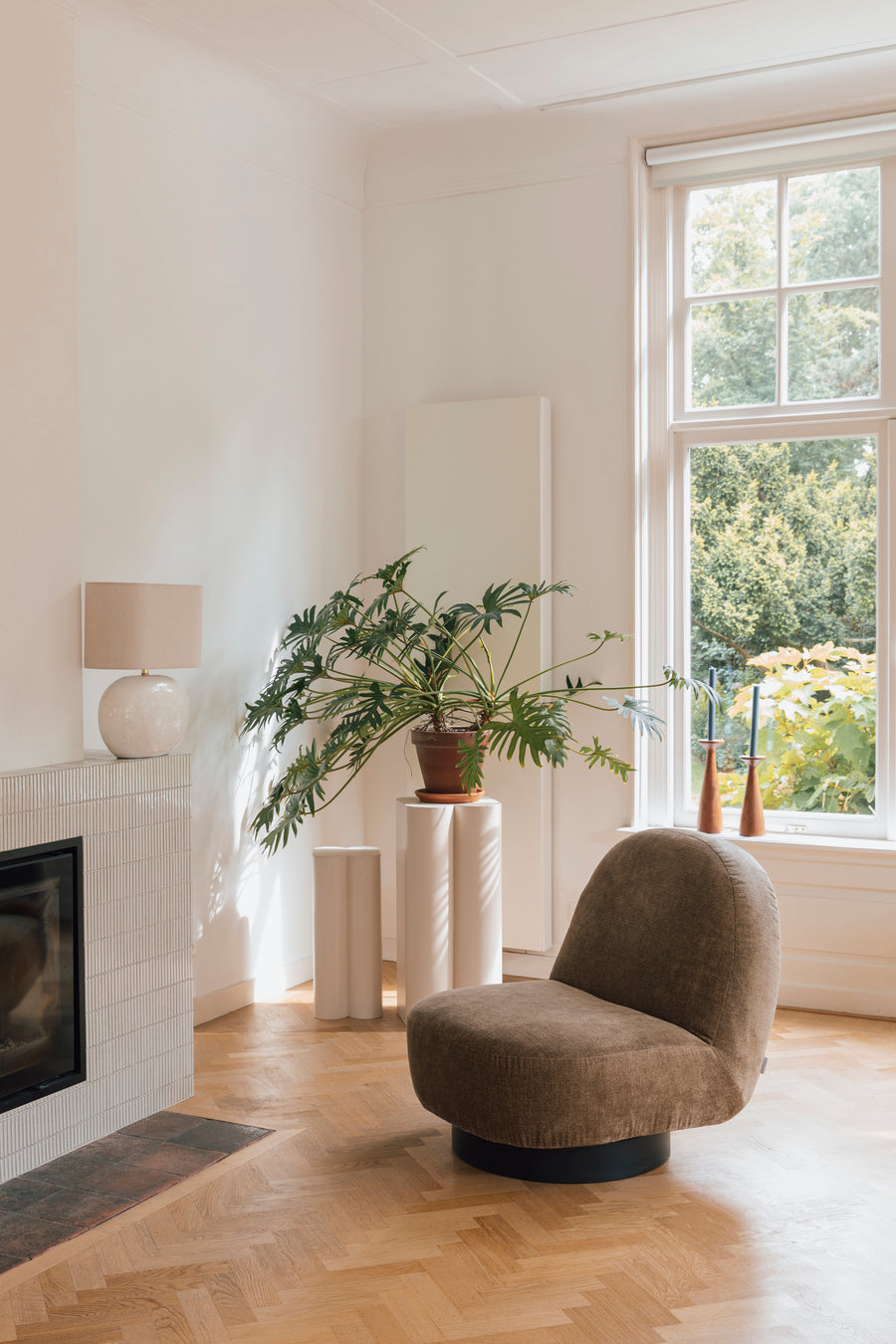 Eden loungestoel groen