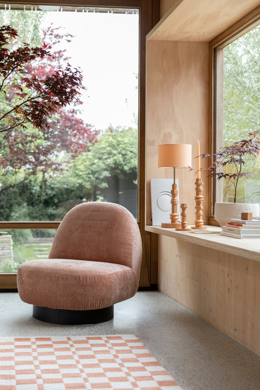 Loungestoel Eden Salmon